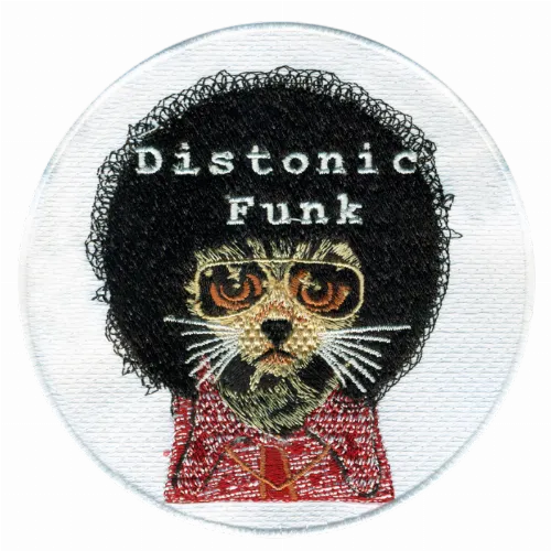 Woven collab fashion patch