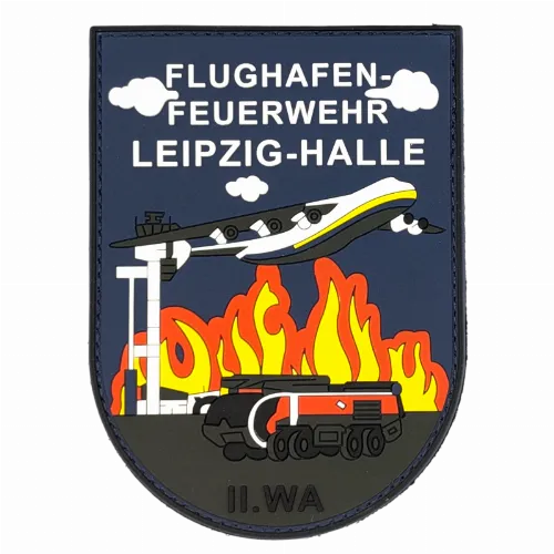Embroidered Fire Department patch close-up