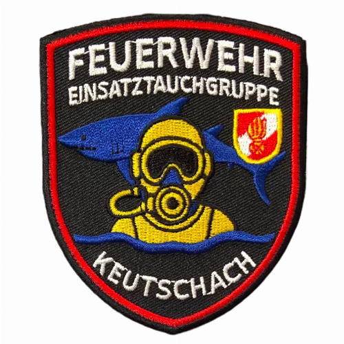 Woven Fire & Rescue patch with fine detail