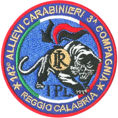Police shoulder patch example